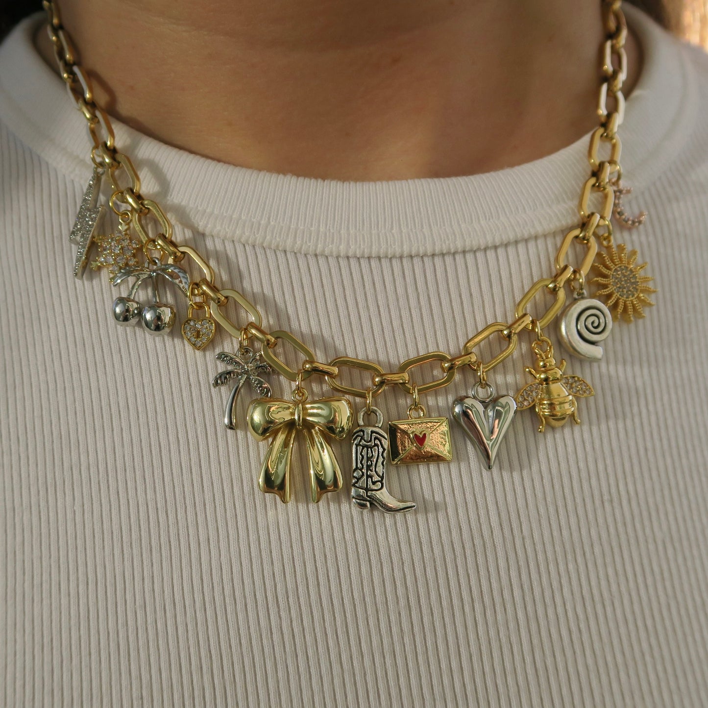 COMPLETELY CHARMED NECKLACE